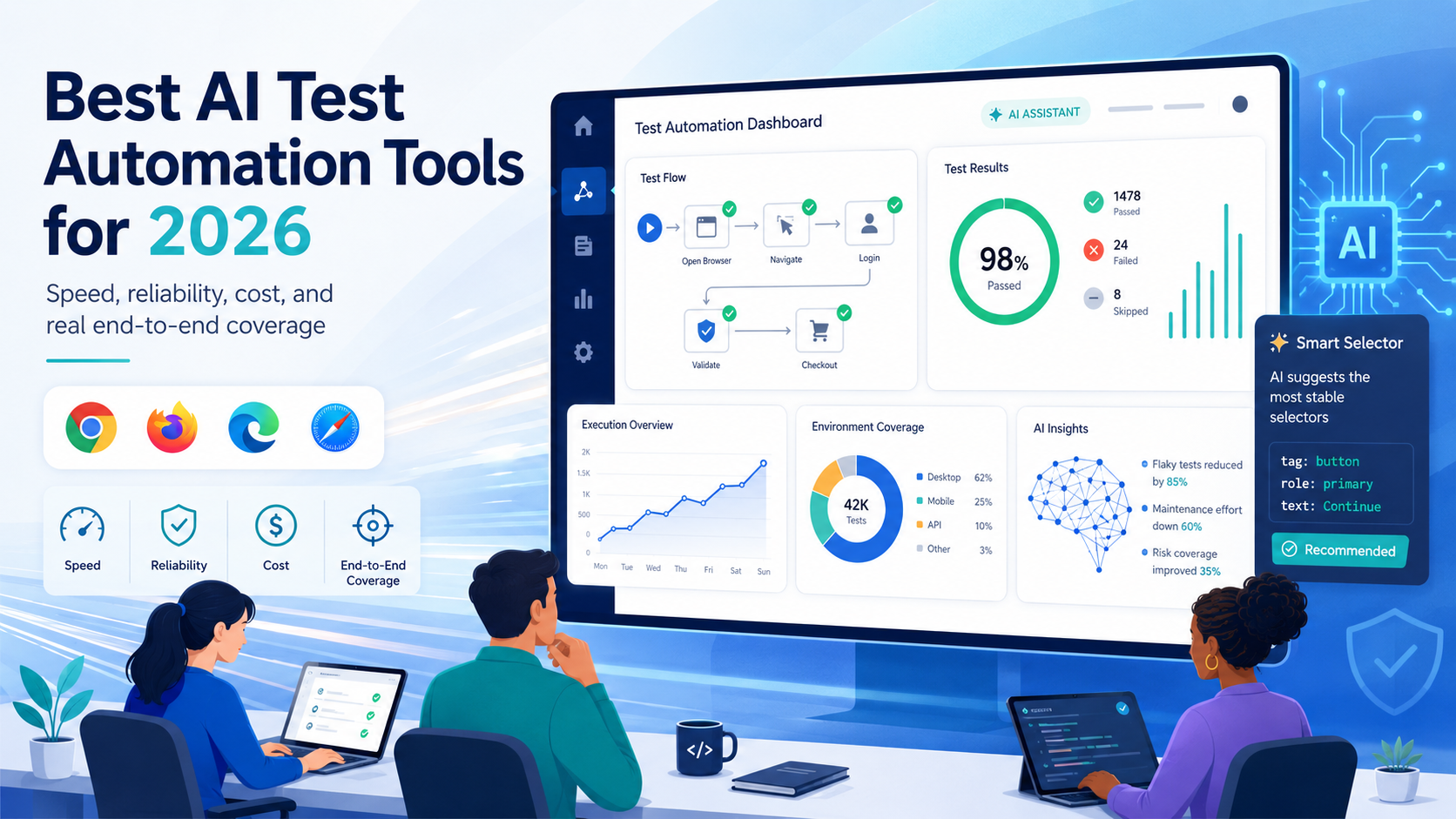 The 12 Best AI Test Automation Tools for 2026 | Endtest
