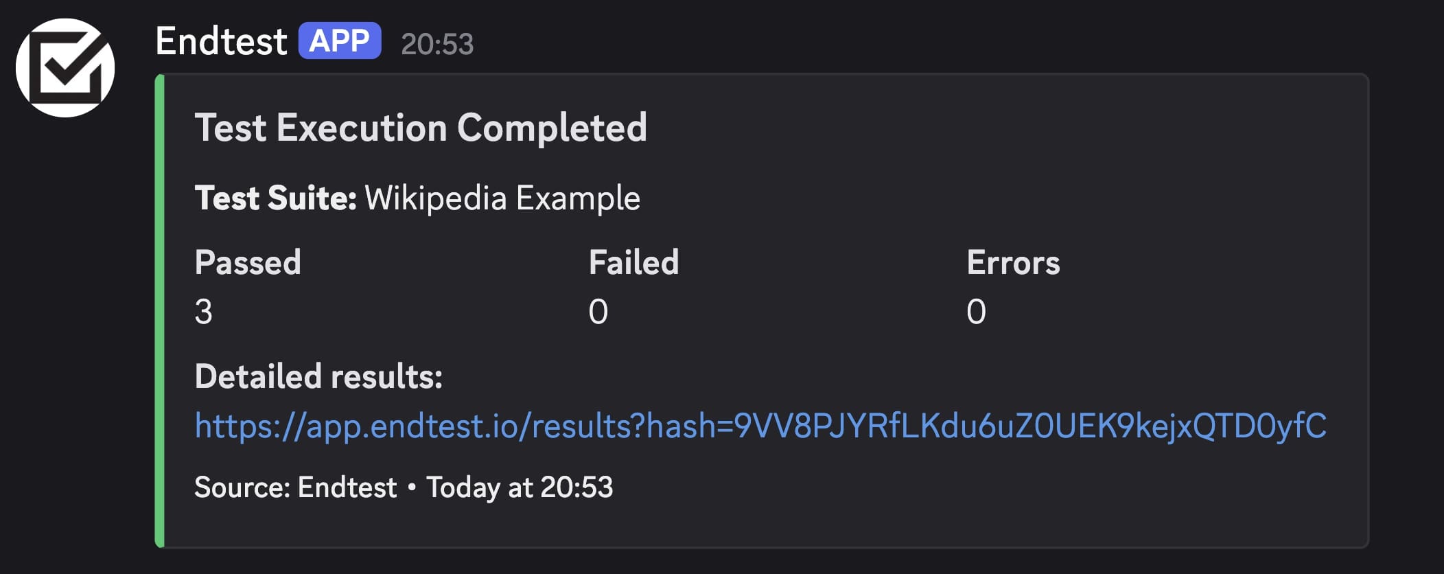 endtest discord webhook