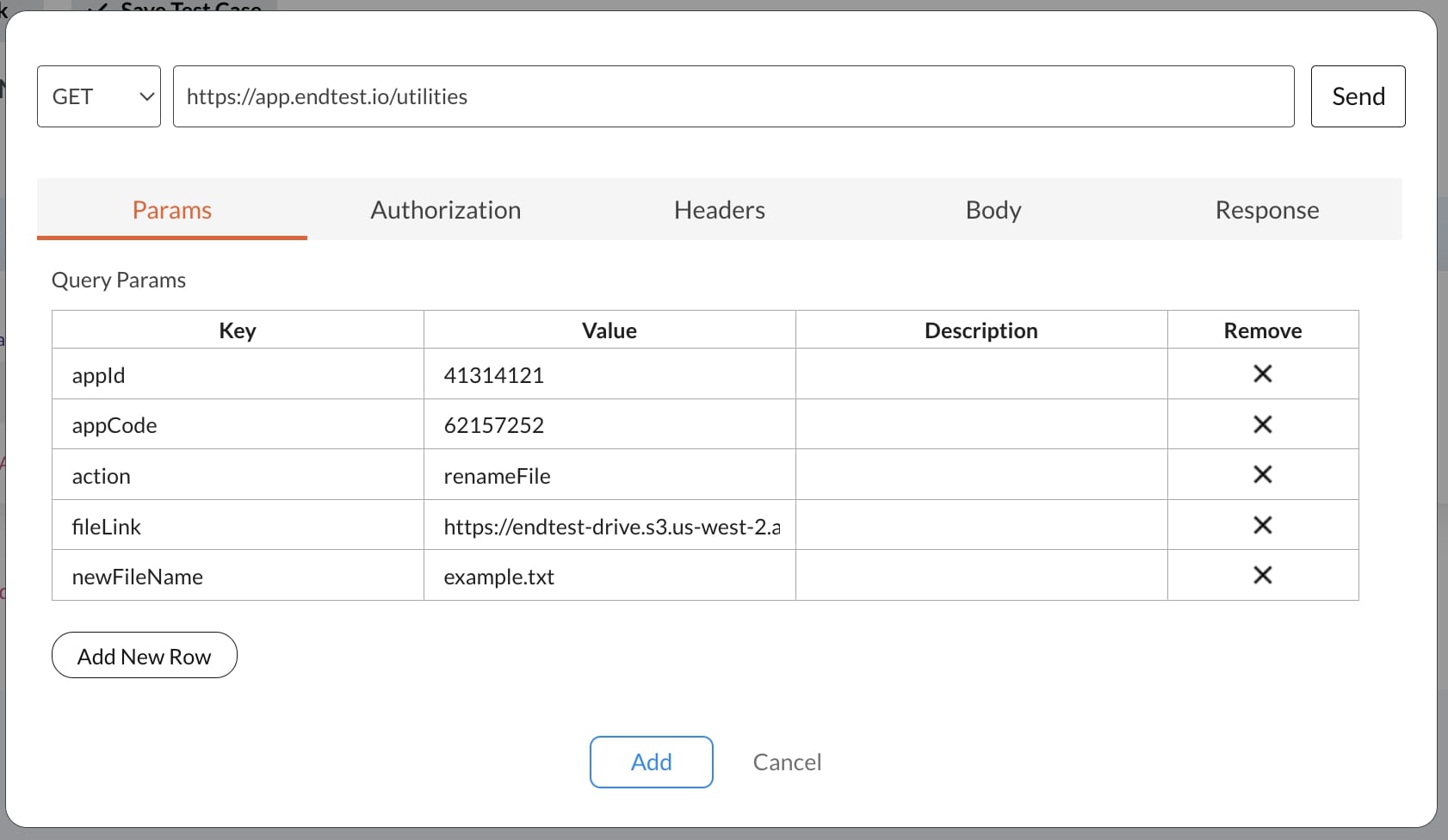 endtest utiliites rename file