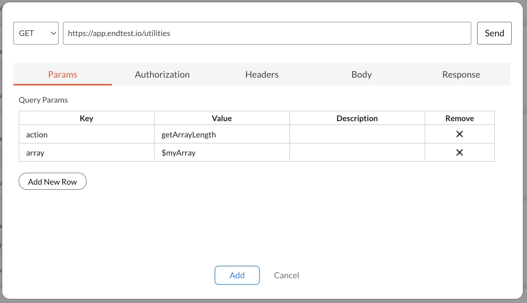 endtest utiliites get array length